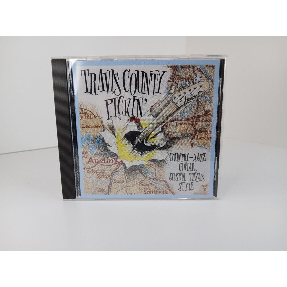 Travis County Pickin' CD Country-Jazz Guitar Austin TX Style 1997
